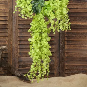 Planta decoração de suspensão decorativo glicínias artificial flor artificial grande flor artificial para a decoração do casamento da árvore