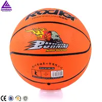 Lenwave ब्रांड आउटडोर सस्ते कस्टम मुद्रित रबर बास्केटबॉल