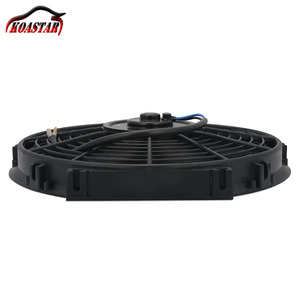 10 pales en S, 4,5 A, débit d'air 1730 CFM, 2250 tr/min, ventilateur universel mince, poussée/tirage, refroidissement électrique du <span class=keywords><strong>radiateur</strong></span>, 12 V, 80 W - Product Image 4