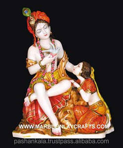 Radha Krishna Marble Statue - Product Image 1