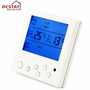 Fan Speed Adjustment Central Air Conditioner Controller FCU Cold Room Thermostat