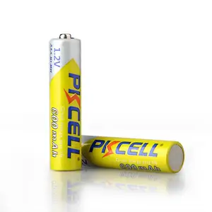 Pkcell 品牌 aaa 尺寸 1.2v 镍氢 600mah 家用手电筒充电电池