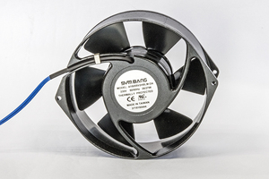 Ventilador Axial de CA de alta temperatura, 115V/230V, CE 3C, rodamiento de bolas certificado, cuchillas de Metal, OEM eléctrico - Product Image 2