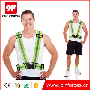 Chaleco de Seguridad Elástico con Color y Logotipo Personalizados, Reflectante ANSI Clase 2 para Correr y Ciclismo - Product Image 5