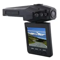 1080P Full HD araba dvr'ı 6 LED ışık H198 araba dvr'ı kamera 120 derece 2.5 LCD gece görüş araba sürüş kaydedici