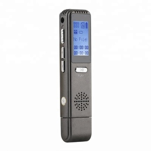 V25 profesional 8 GB memoria USB flash drive de disco recargable micro oculto audio digital grabadora de voz del negro - Product Image 2