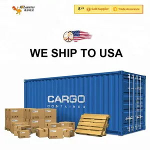 Competitive China DDU/DDP ocean freight forwarder shipping agent from Shenzhen/Shanghai/Xiamen/Hongkong to USA