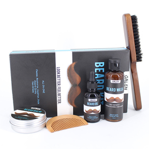 OALEN Private Label Kit barba olio balsamo <span class=keywords><strong>per</strong></span> barba senza profumo <span class=keywords><strong>per</strong></span> <span class=keywords><strong>uomo</strong></span> con confezione regalo - Product Image 2