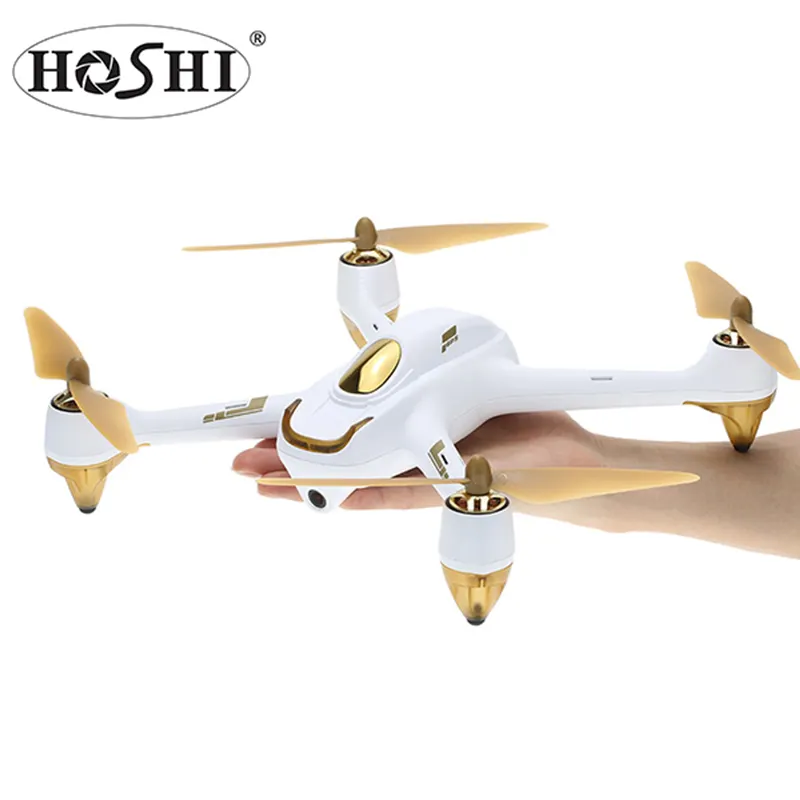 HOSHI Hubsan H501S X4 FPV drone RC quadcopter 1080P câmera GPS Siga-me para casa retorno zangão