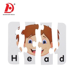 HUADA divertente apprendimento gioco educativo Set di parti del corpo umano Design per bambini Puzzle giocattoli - Product Image 5