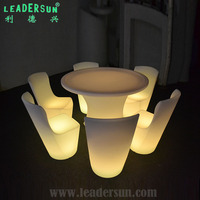 Moderno illuminato up 16 di colore di controllo remoto senza fili portatile da cocktail Bar KTV Cafe da sposa da tavolo a led