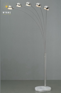 Modern 3-Arm LED <strong>Floor</strong> <strong>Lamp</strong> <strong>for</strong> Living Room Bedroom Sofa Side Night Light Decor <strong>Large</strong> E27 E26 Base with Steel Body Metal <strong>Shade</strong> - Product Image 4