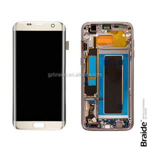 Recambios del teléfono móvil original con marco digitalizador pantalla LCD para Samsung Galaxy S7 borde G935A G935V G935P G935T - Product Image 1