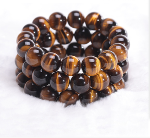 กำไลข้อมือหินตาเสือเครื่องประดับหยกธรรมชาติเกรด7A ของแท้ขายส่ง - Product Image 5