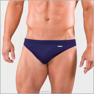 Lisos de encargo color de poliamida mens del traje de baño <span class=keywords><strong>bikini</strong></span> PDDME110 - Product Image 3
