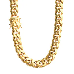 Missjewelry; Лидер продаж; В стиле «хип-хоп» 14k 18k саудовские золотые цепи, мужское ожерелье КУБИНСКИЙ звено цепи