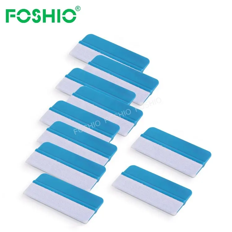 Foshio Wholesale Car Sticker Vinyl Craft Self Adhesive Applicator Felt Squeegee Tool