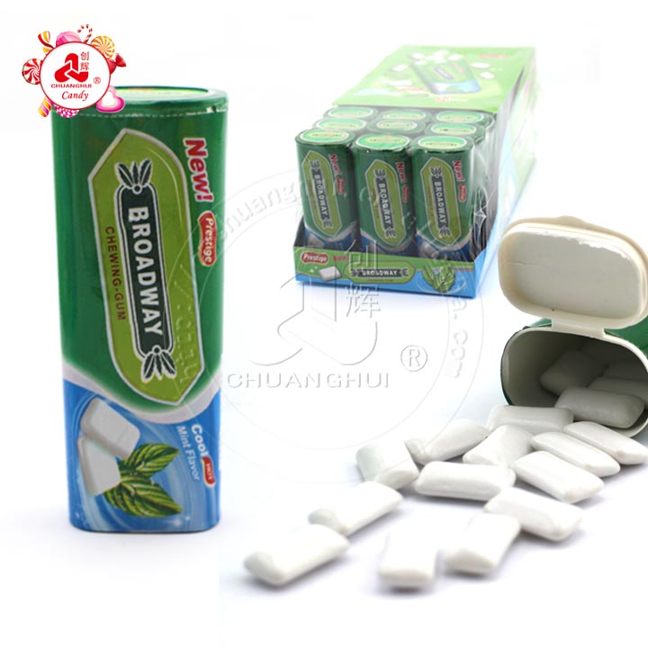 13 г Зеленая Стрела жевательная резинка мятный вкус конфеты