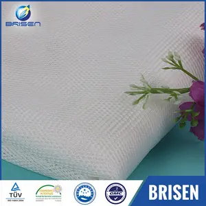 Bán buôn Bridal Đồng bằng polyester tricot dệt kim vải tuyn vải