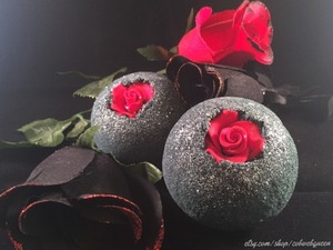Menior 드라이 로즈 꽃 목욕 폭탄 반지 다이아몬드 소량 맞춤형 200pcs