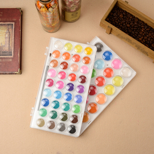 Shanghai proveedor artista acuarela pintura set 12 16 <span class=keywords><strong>28</strong></span> 36 colores de <span class=keywords><strong>la</strong></span> paleta de acuarela pastel para el arte - Product Image 5