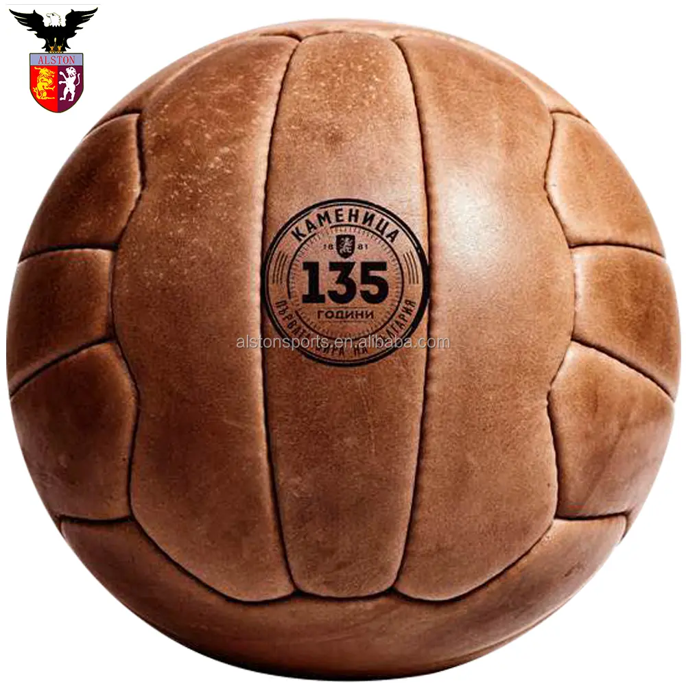 Bola de futebol vintage tamanho 5, de alta qualidade