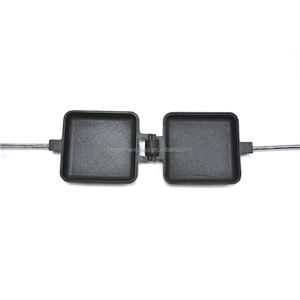 Uso acampar de hierro fundido sandwich maker pastelero - Product Image 4