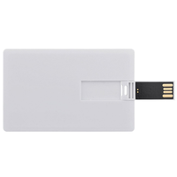 Produk tren baru 2024 kartu Usb Flash drive 4Gb kartu kredit kosong Flash Disk cetakan kartu warna memori Pendrive