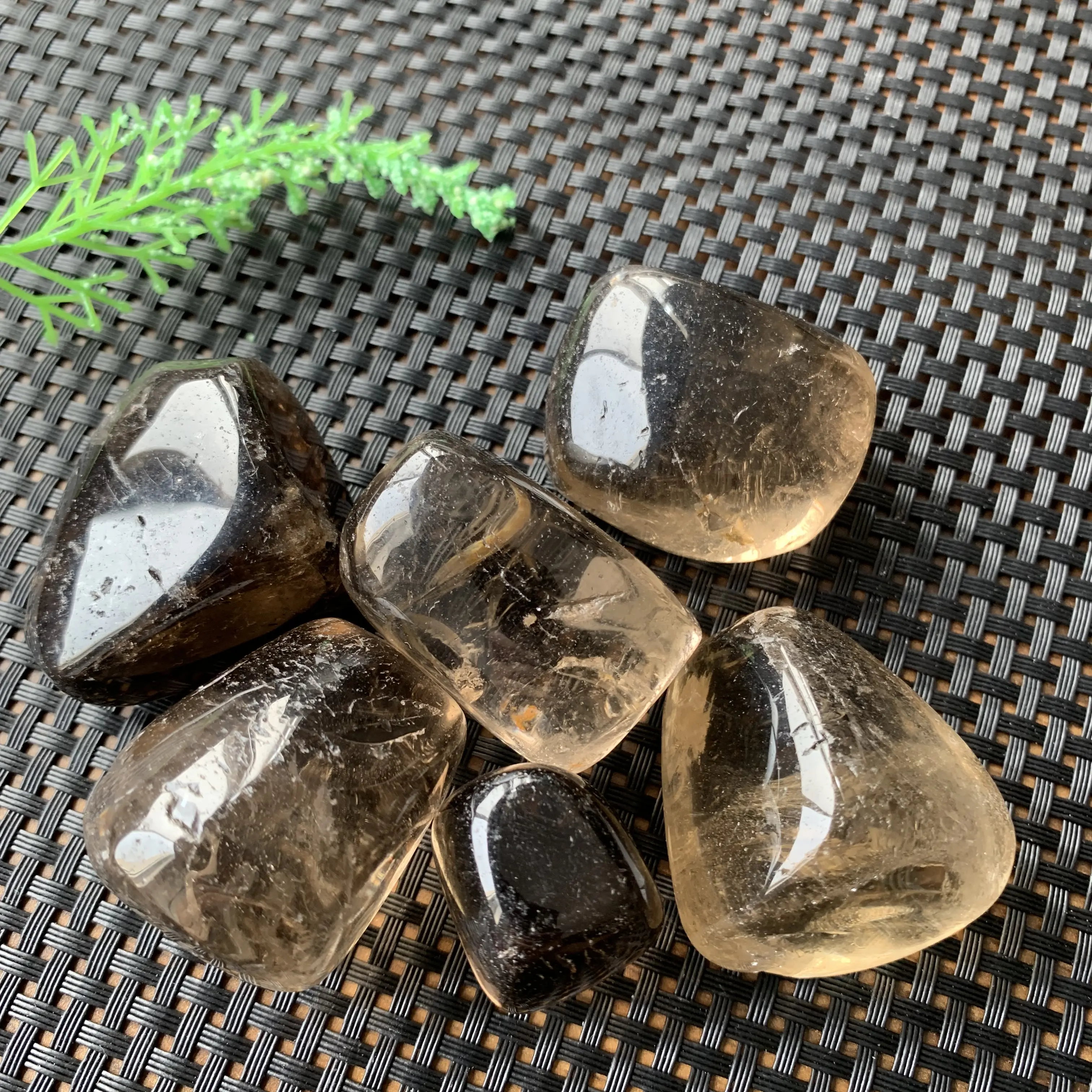 Smokey Quartz Crystals Wholesale Natural Clear Smokey Quartz Crystal Tumble Shape Crystal Stone Reiki Healing