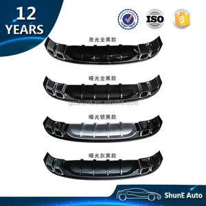 PP Rear diffuser For Hyundai Elantra 2016 2018 Bumper lip tail spoiler Auto accessories