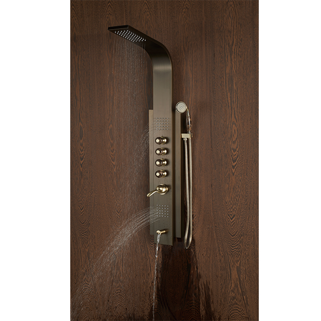 Дизайн ванной комнаты, санитарные фитинги, цена, многофункциональная душевая панель из нержавеющей стали