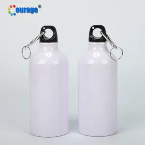 600ml Spring Travel Aluminum Drinking Sports Water Bottle Sublimation for custom printing