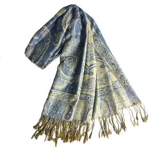 Hot fashion pashmina high quality with low price sparkling shawl multi functions wholesale