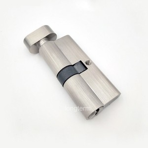 Design moderne serrure à levier tubulaire en acier inoxydable chambre intimité poignées de porte serrure sur <span class=keywords><strong>rosace</strong></span> ronde - Product Image 5