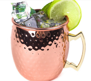 Hiện Đại Đồng mạ Moscow Mule búa Mug cho Russia <span class=keywords><strong>VB</strong></span> Vàng Glen Avon UV Vodka - Product Image 2