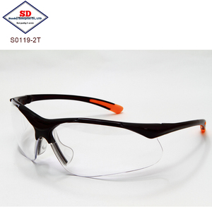 ANSI Z87.1, gafas de seguridad con montura de nailon, gafas de protección ocular de policarbonato antiarañazos, protección ocular para trabajo de construcción - Product Image 1