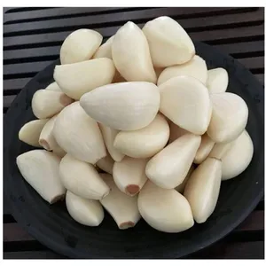 China White 10kg Karton BRC-zertifizierter IQF Gemüse gefrorener Knoblauch