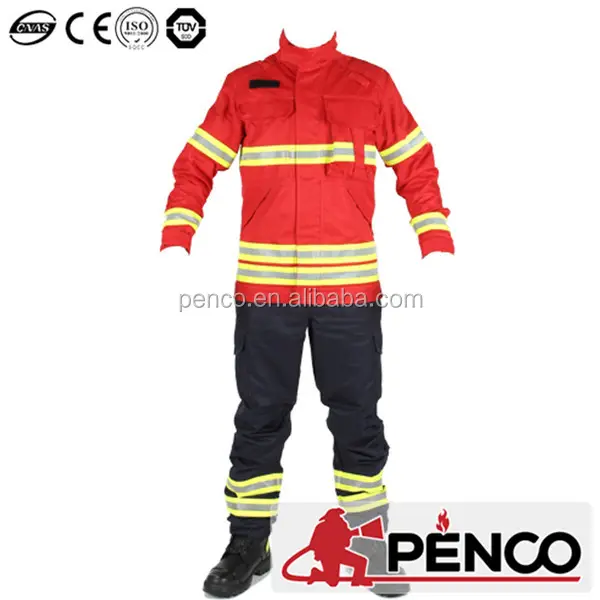 高品質の取り外し可能な消防スーツ/EN/NFPA標準消防スーツに適合