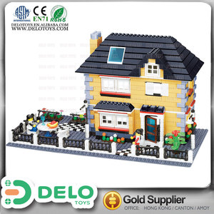Duplex villas home living quarters building block toys intelligent niñosDE0083142 Bestselling high quality for gift - Product Image 1