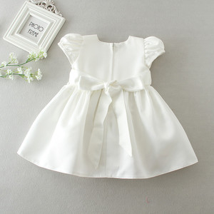 Infantile Del Fiore Del Merletto Dell'annata Del Bambino Della Ragazza del Vestito Appena Nato Del Merletto Semplice Capretti Del Vestito Del Bambino Battesimo - Product Image 3