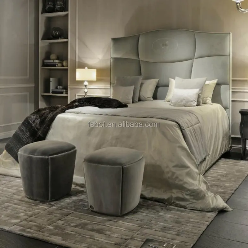 Hotel villa-muebles de dormitorio modernos, último diseño, muebles para el hogar de diseñador FB005