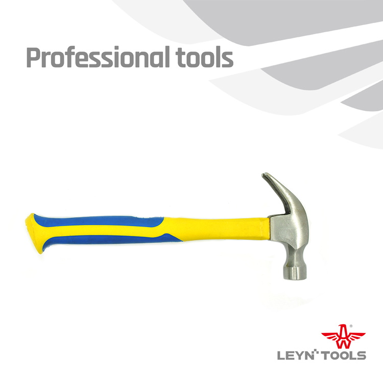 Multifunctional Whole Forging Claw Hammer Professional Carbon Steel Hand Tool Fiberglass Handle