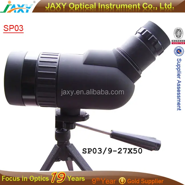 Jaxy 9-27x50 Mm 45 Siku Kompak Zoom Spotting Scope SP03 untuk Burung Menonton