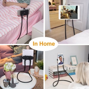Rotation à 360 degrés Flexible bras Long paresseux cou <span class=keywords><strong>support</strong></span> lit téléphones <span class=keywords><strong>support</strong></span> <span class=keywords><strong>support</strong></span> tablettes Clip <span class=keywords><strong>suspendu</strong></span> <span class=keywords><strong>support</strong></span> pour téléphone portable - Product Image 5