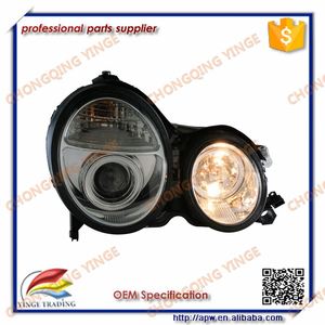 ไฟหน้าบ้านสีดำ99-01ปีสำหรับ <span class=keywords><strong>W210</strong></span> E200 E240 <span class=keywords><strong>E230</strong></span> LED ดวงตานางฟ้าสีขาว/เหลือง12V - Product Image 3