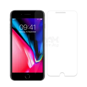 Protector de vidrio para iPhone 8 8 Plus 2.5D galvanoplastia protector de pantalla de cristal templado de cine