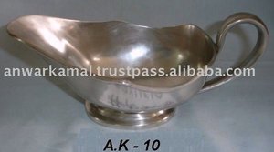 Vente chaude personnalisée en aluminium et laiton plaqué argent théière - Product Image 2