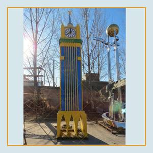 ステンレス鋼の像を実行している現代の金属芸術彫刻裸の男 - Product Image 2