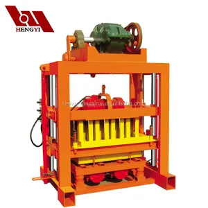 Máquina de tijolo para fabricação de tijolos qt 4-40, máquina para fabricação de blocos de bordo/concreto manual