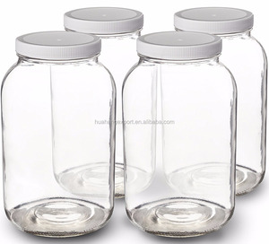 New product 1000ml mason jar sealed storage tanks with white plastic screw lid